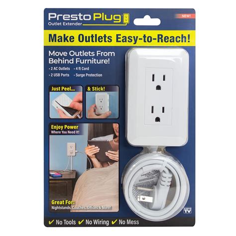 wall plug outlet extender